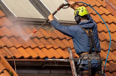 Démoussage et hydrofuge de toiture à Mazille
